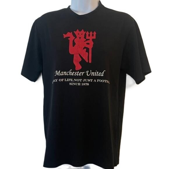 Manchester United Other - Manchester United It's a Way of Life, Not Just a Football Black Men's Tee, Small